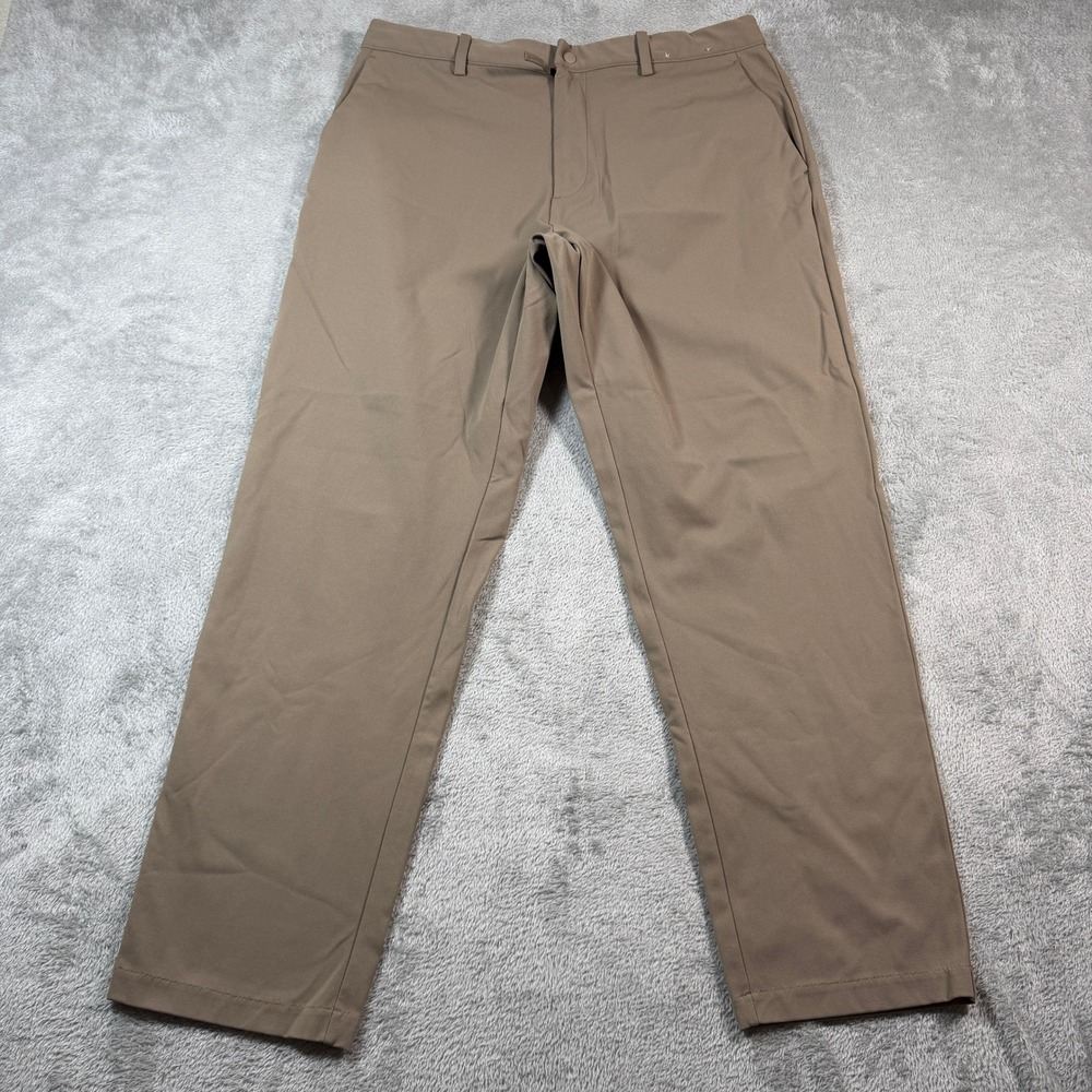 Uniqlo Ultra Light Pants Mens XL Brown Performance Chino Travel‎ Career 419508